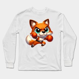 Cute Boxer Fox Long Sleeve T-Shirt